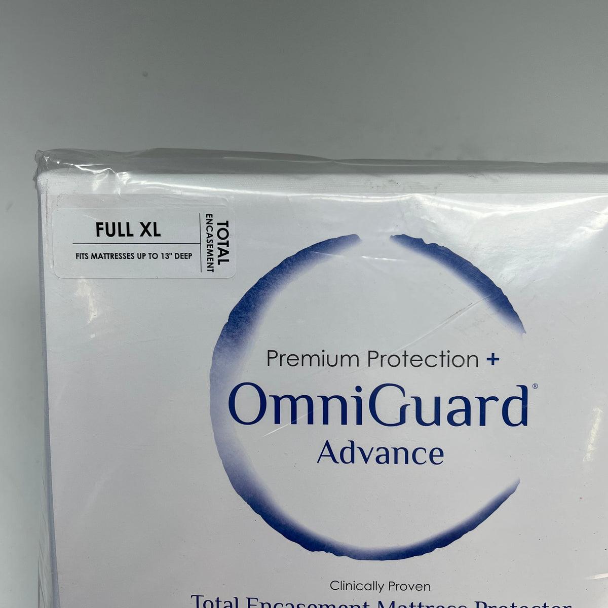PURE CARE Omni Guard Total Encasement Mattress Protector Full XL White FTATE80