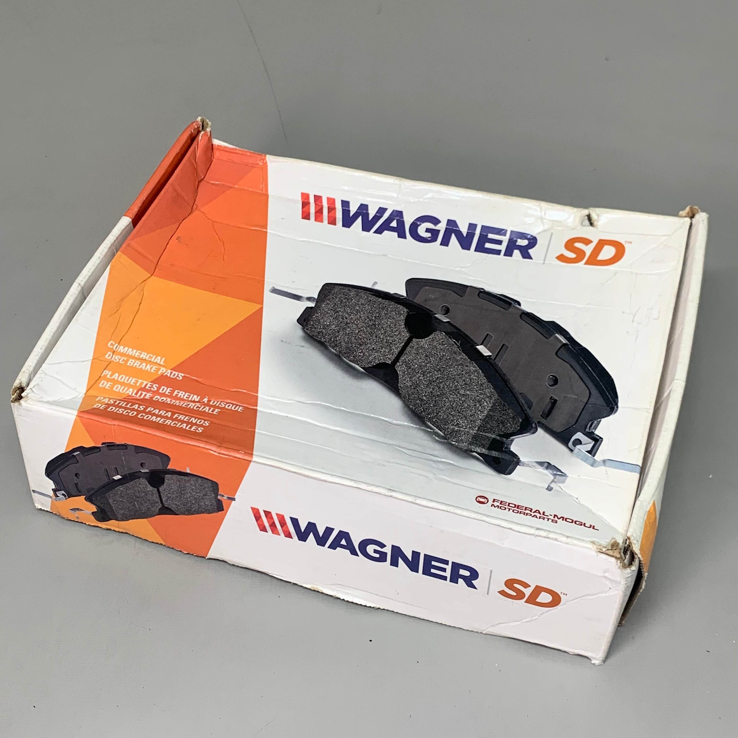 WAGNER SevereDuty Semi-Metallic Disc Brake Pad Set 7 1/2
