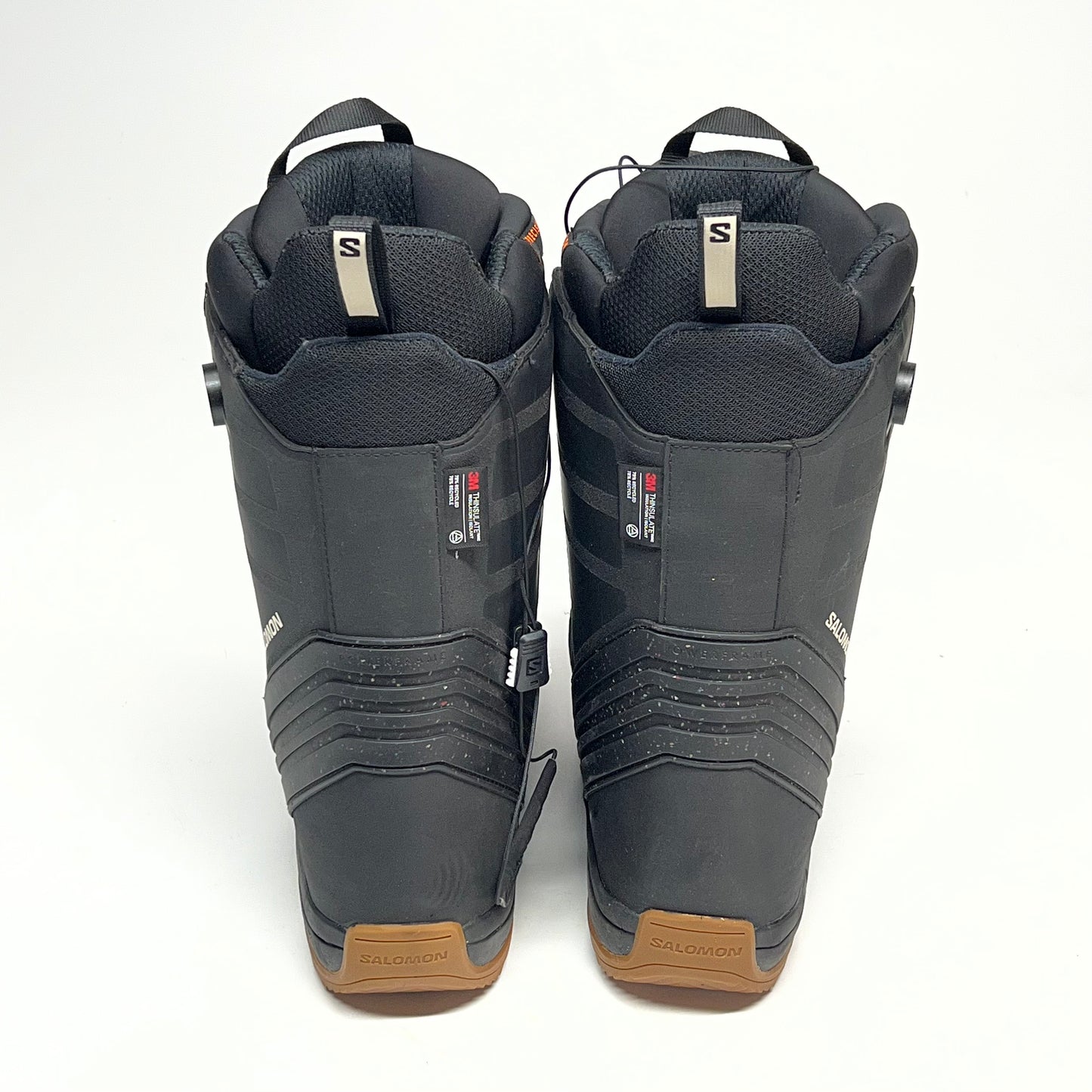 ZA@ SALOMON Malamute Dual Boa All Mountain Snowboard Boots Men's Sz 11 Black (As-Is)
