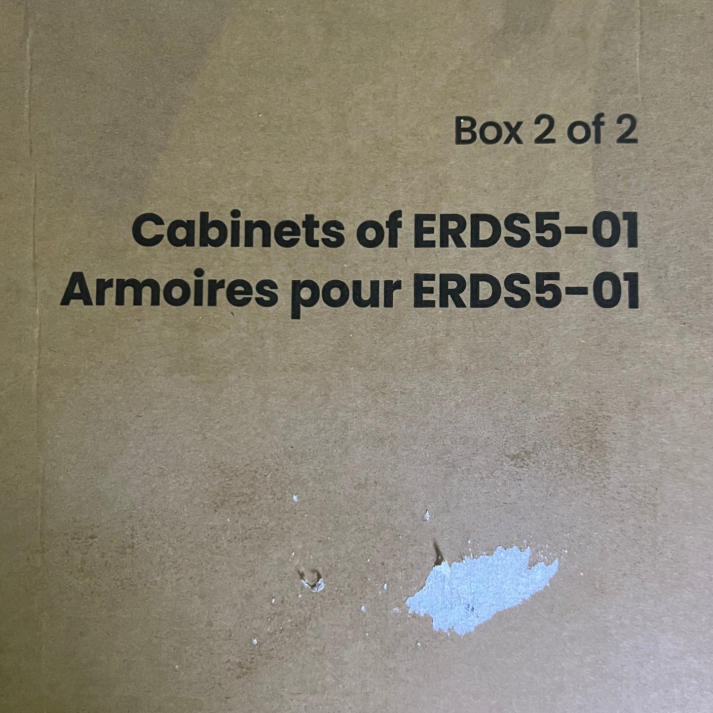 ZA@ ERGOAV Cabinets of Electric Standing Desk ERDC5-01WN (New Other, Minor Damage)