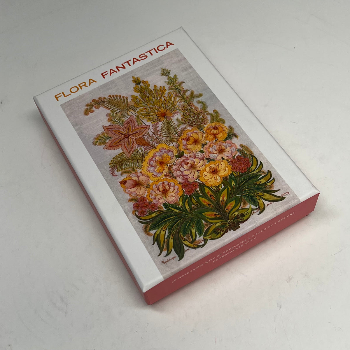 POMEGRANATE (20 PACK) Flora Fantastica Notecards W/ Envelopes  4x6" BX014