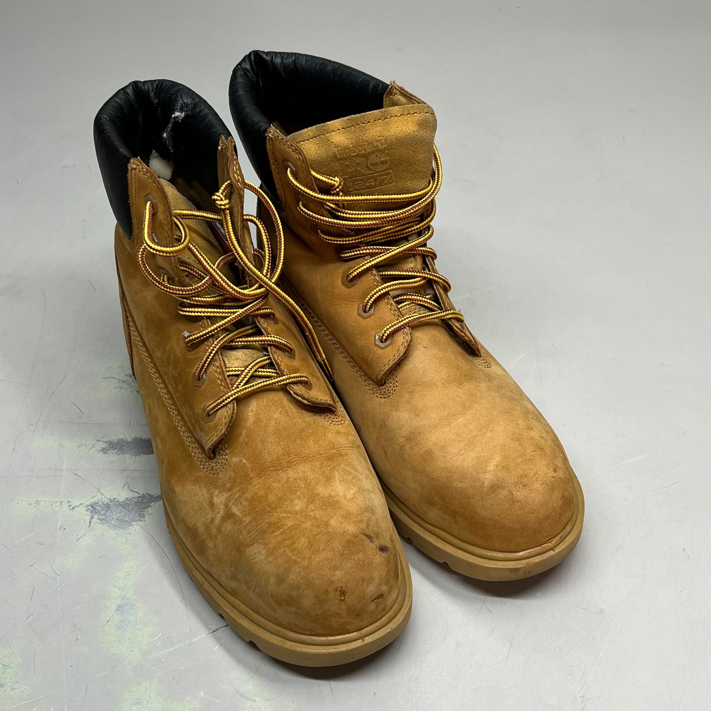 TIMBERLAND PRO Composite Toe Waterproof Work Boots  Men's Sz 10.5 Tan (Used)