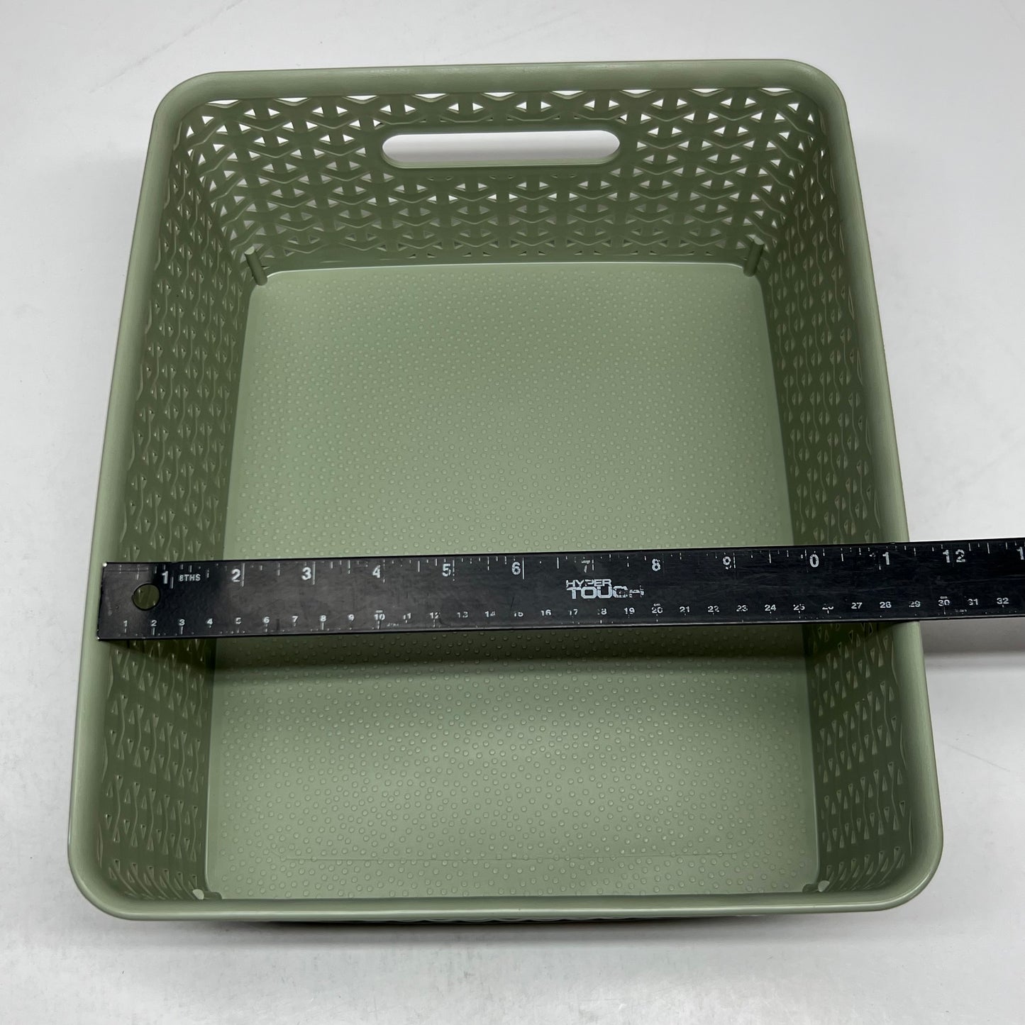 BRIGHTROOM (6 PACK) Storage Bin Medium Laurel Green Sz 14"L x 11"W x 5.5"H - 272743