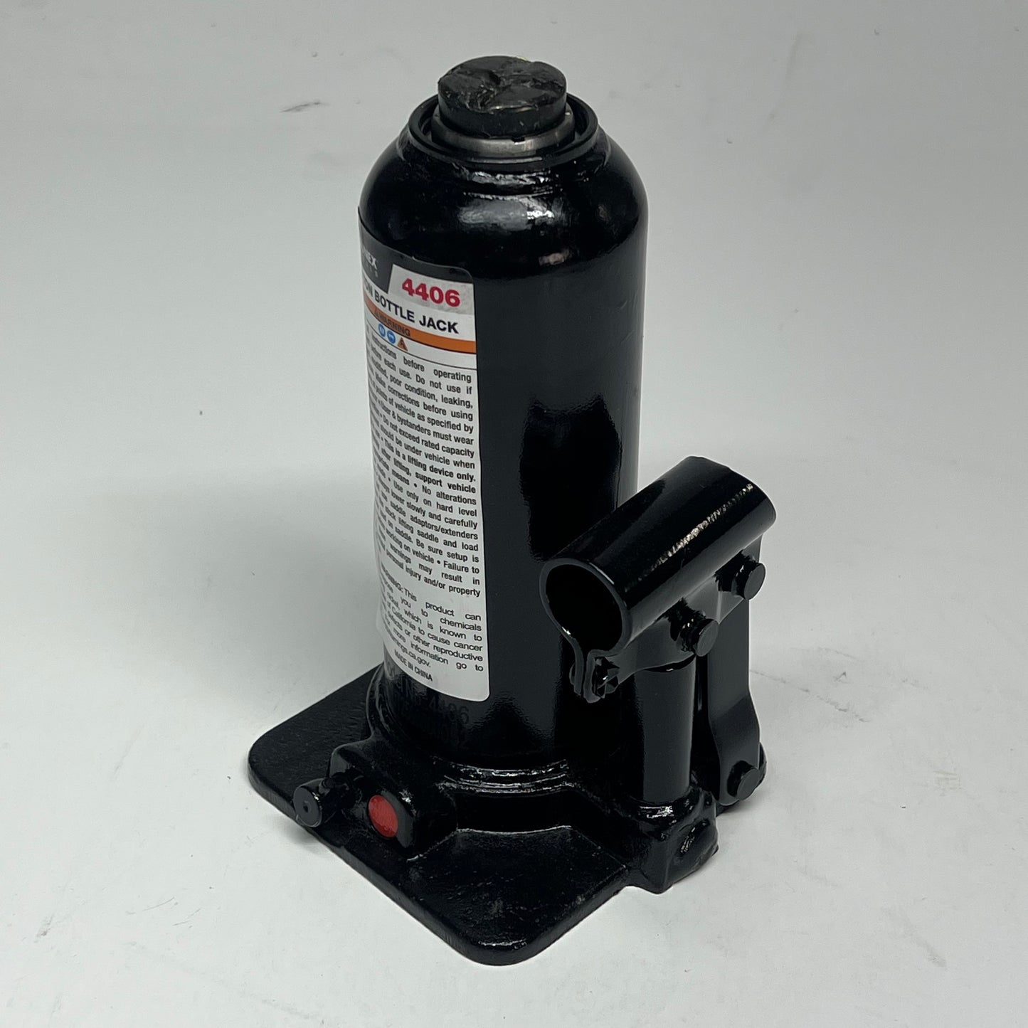 SUNEX TOOLS Bottle Jack Fully Welded Base Built-in Safety Valve 6 Ton 4406