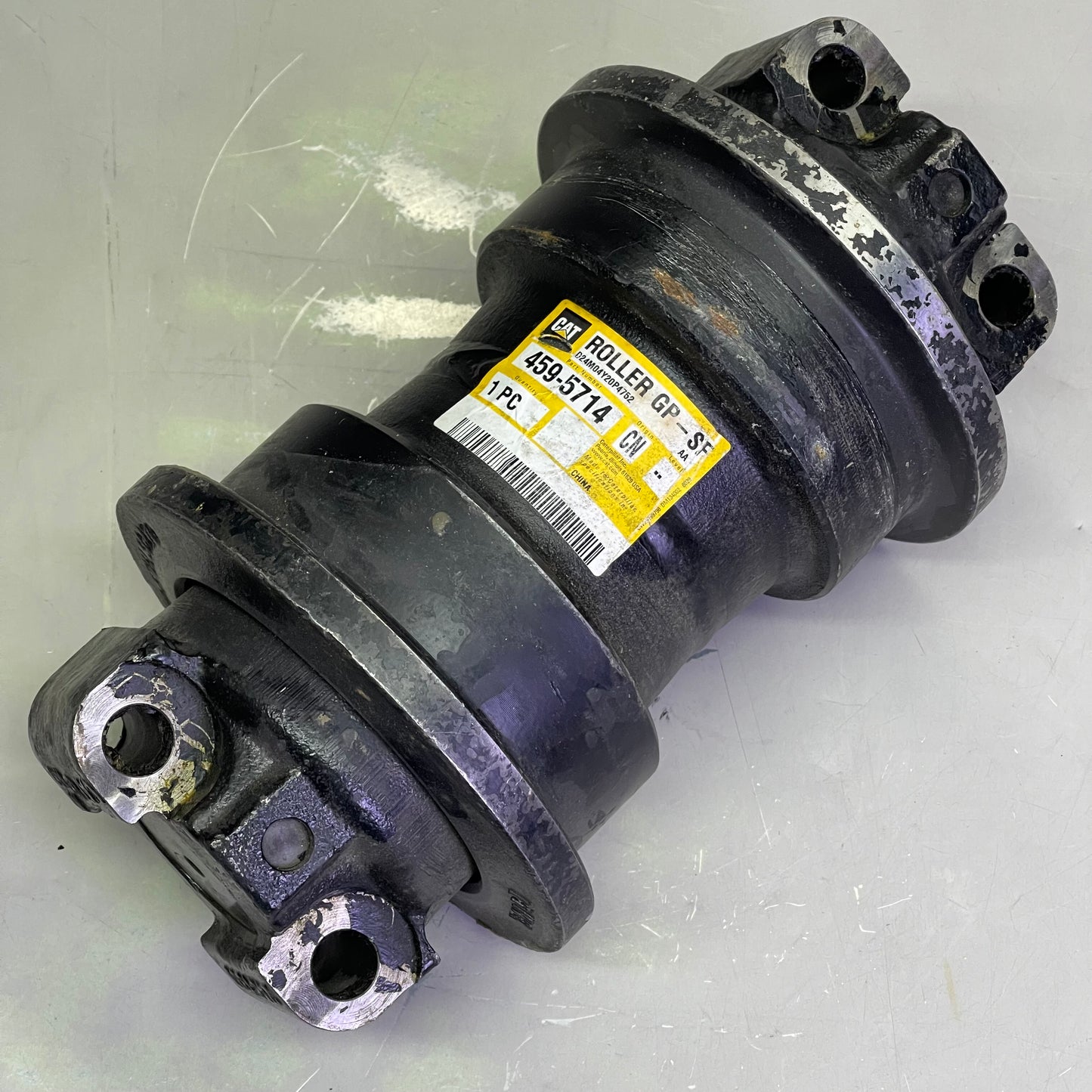 CAT OEM Roller GP-SF 12" L x 6.5" Dia Black & Steel 459-5714