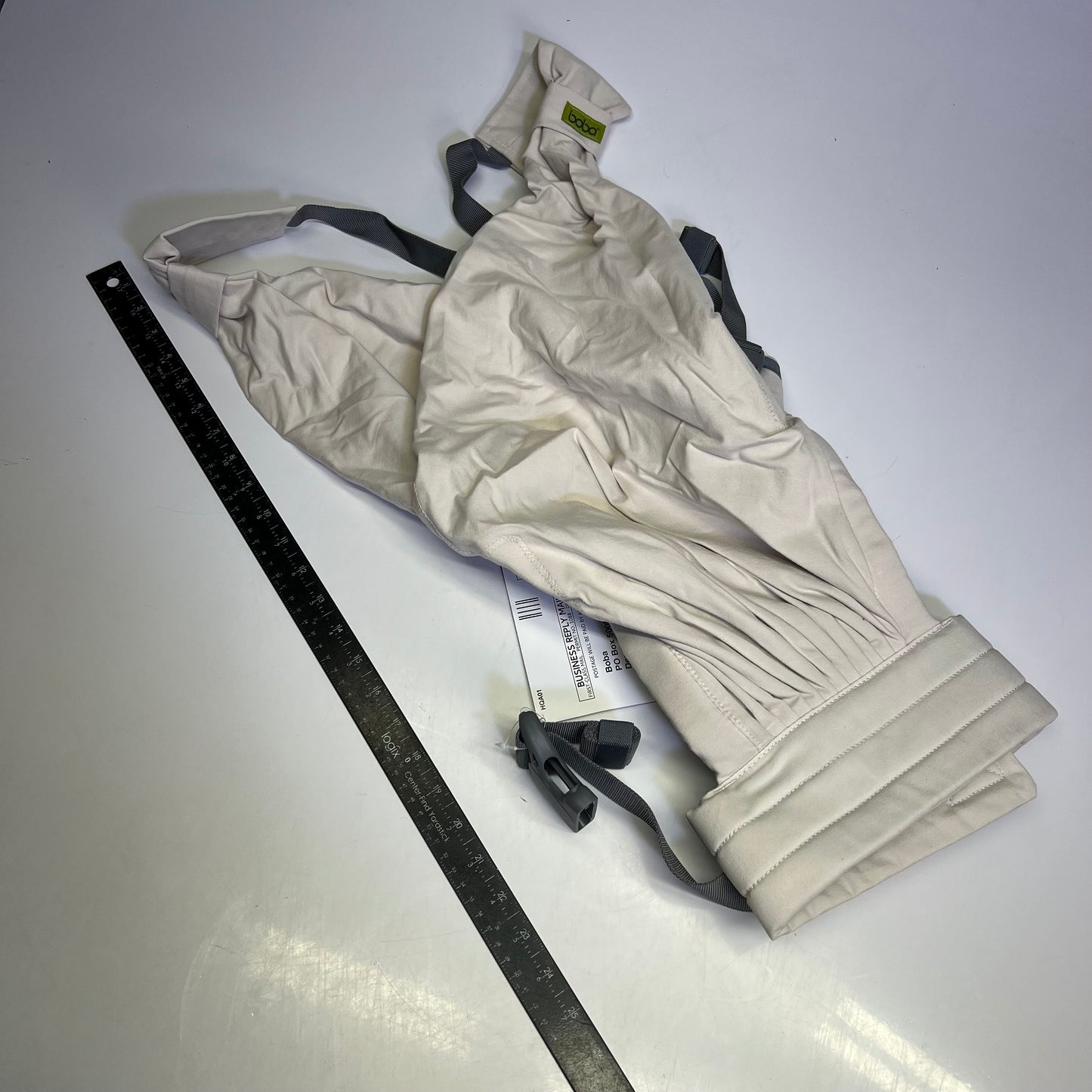 ZA@ BOBA Bliss Baby Carrier One Size 24"-58" Waist Organic Stone BLS2-0STO C