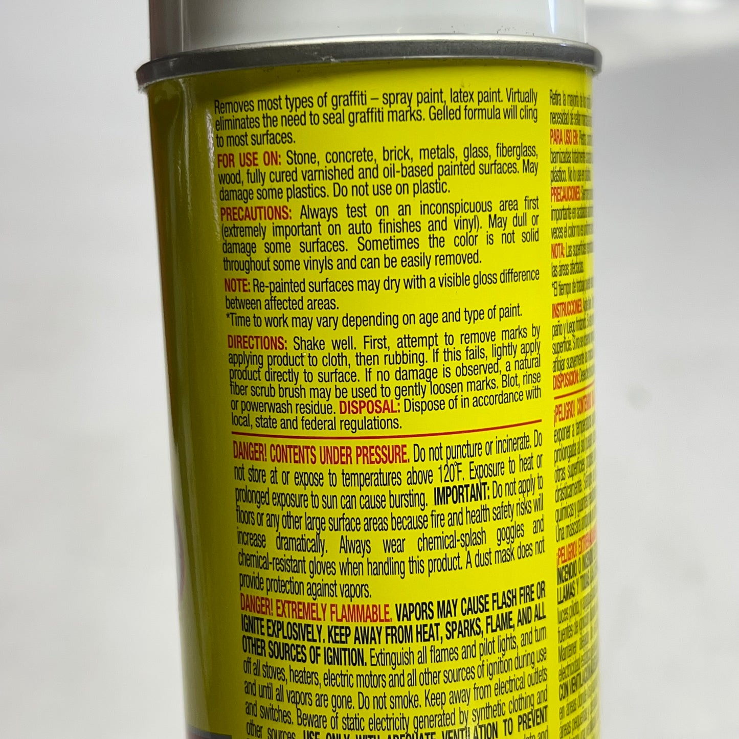 GOOF OFF (2 PACK) Pro Strength Graffiti Remover Gelled Formula Spray 16oz FG673