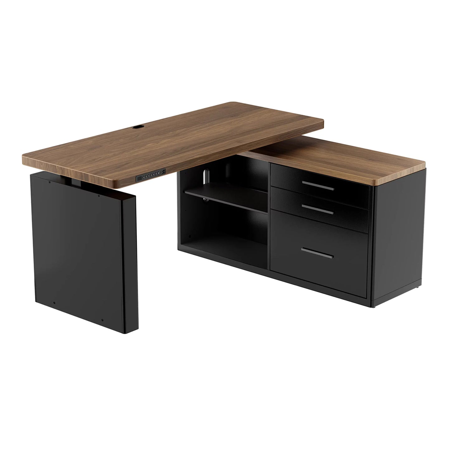 ZA@ ERGOAV Cabinets of Electric Standing Desk ERDC5-01WN (New Other, Minor Damage)