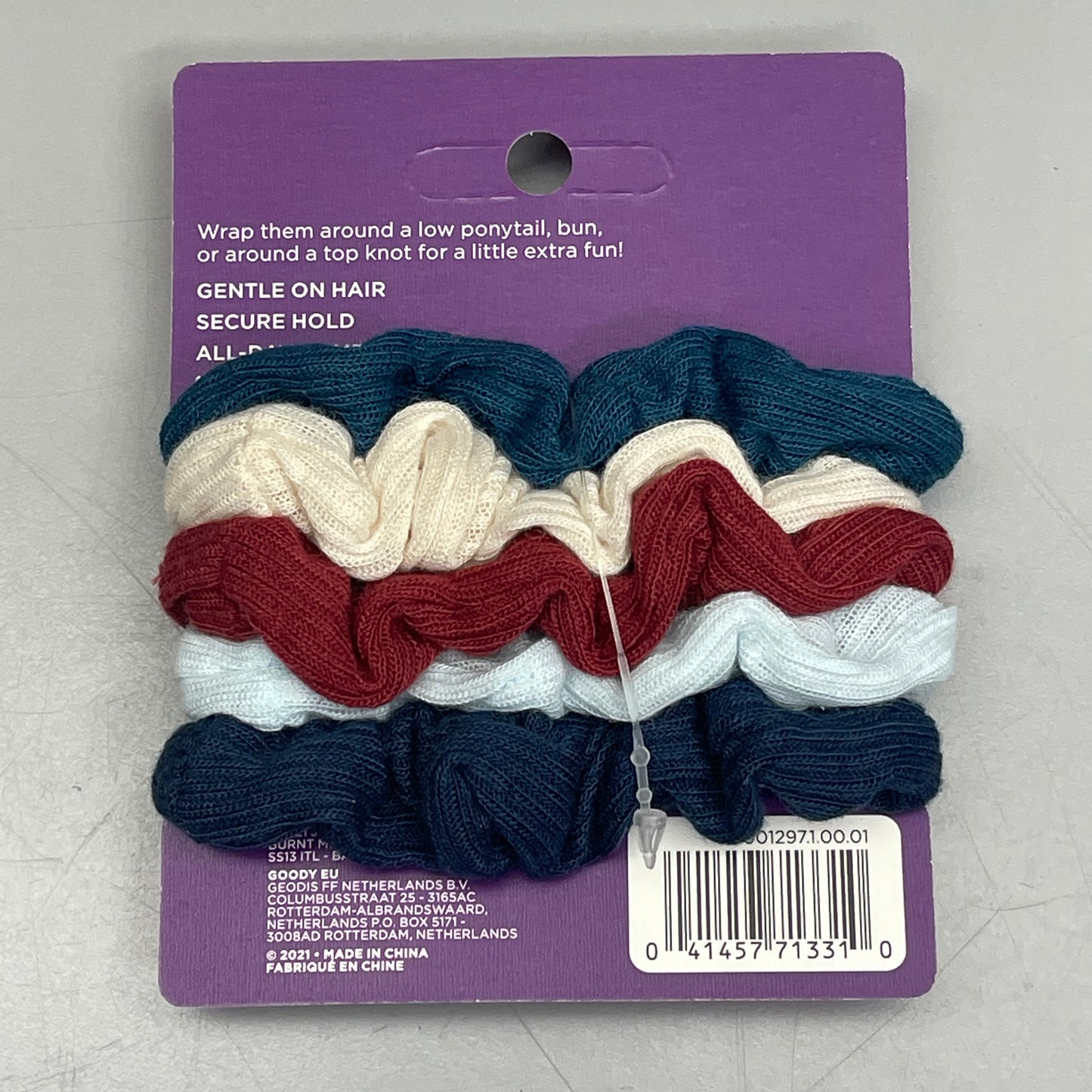 GOODY 3 Sets of 5! Comfort Hold Scrunchies 15 CT Assorted Colors 3001297 (New)