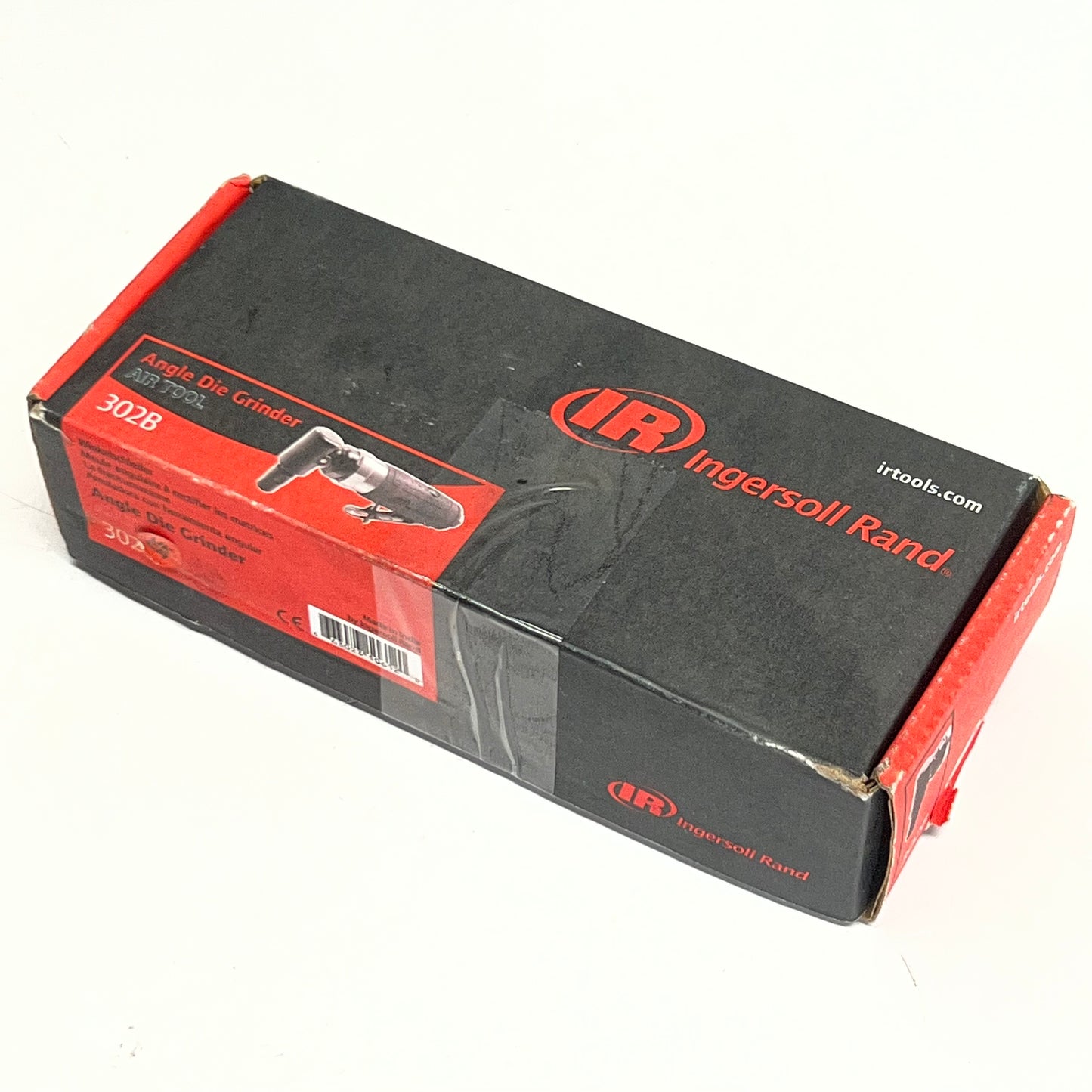 INGERSOLL RAND Right Angle Die Grinder, 1/4 in Npt Female Air Inlet, 1/4 in Collet, Medium Duty, 20,000 Rpm 6 7/8 in Grey 302B