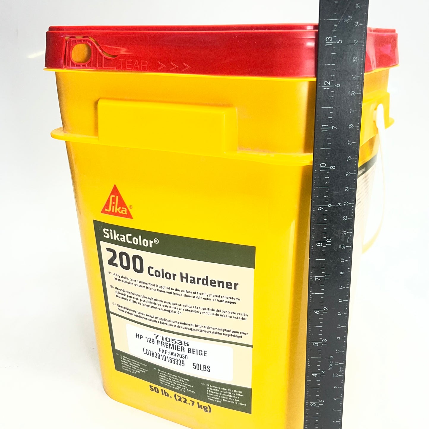 SIKA Sikacolor 200 Color Hardener HP 129 Premier Beige 50Lbs 710535