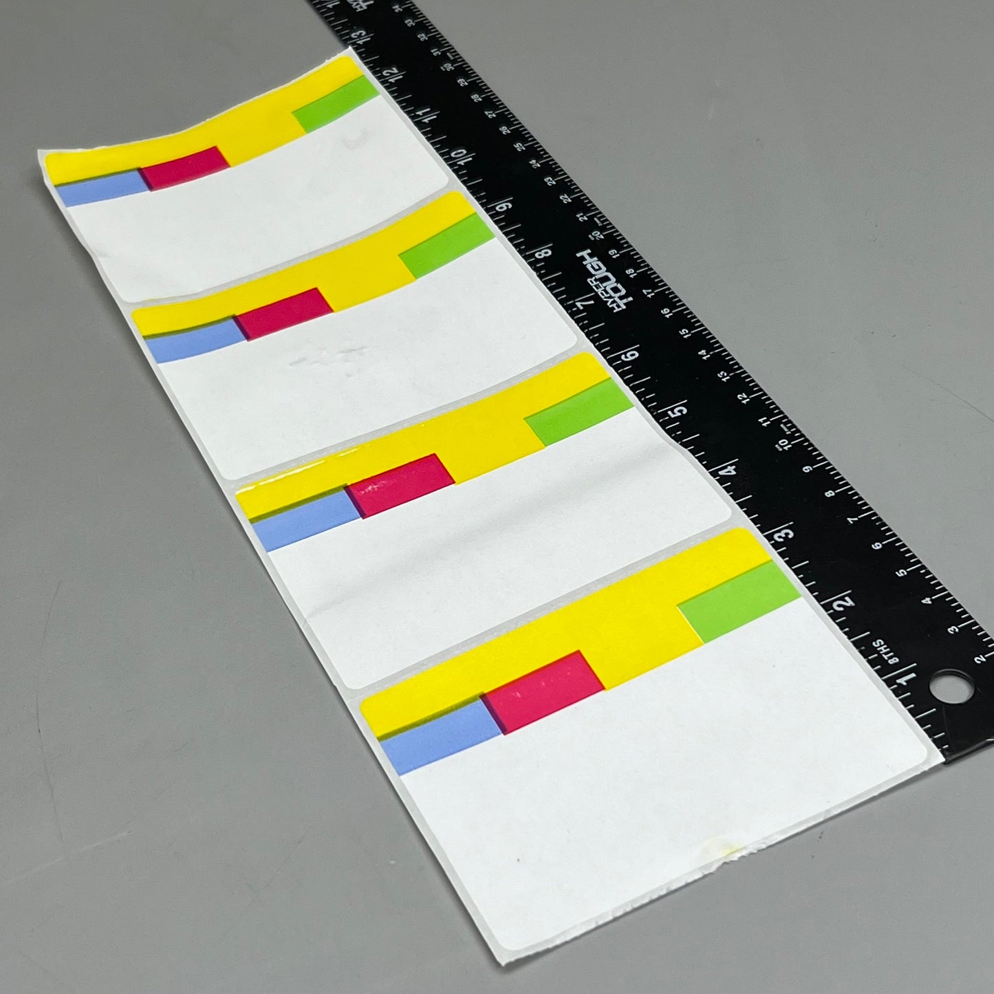 YELLOW BAR (8000 ct)Blank Sticker Labels 4" x 3" BOX403OFF-Y