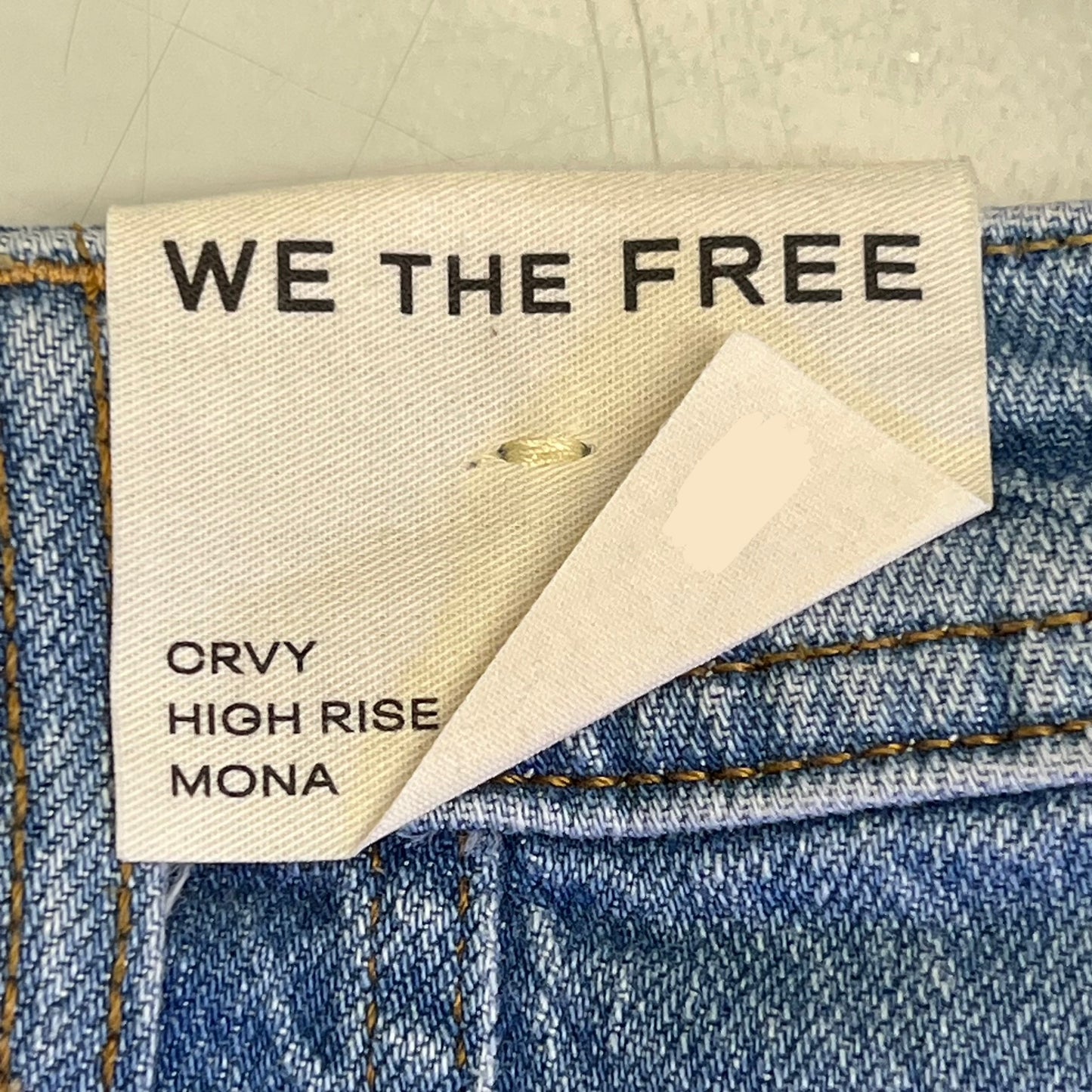 FREE PEOPLE CRVY Mona High-Rise Shorts  Women's Sz 32 Power Trip Blue 89248835