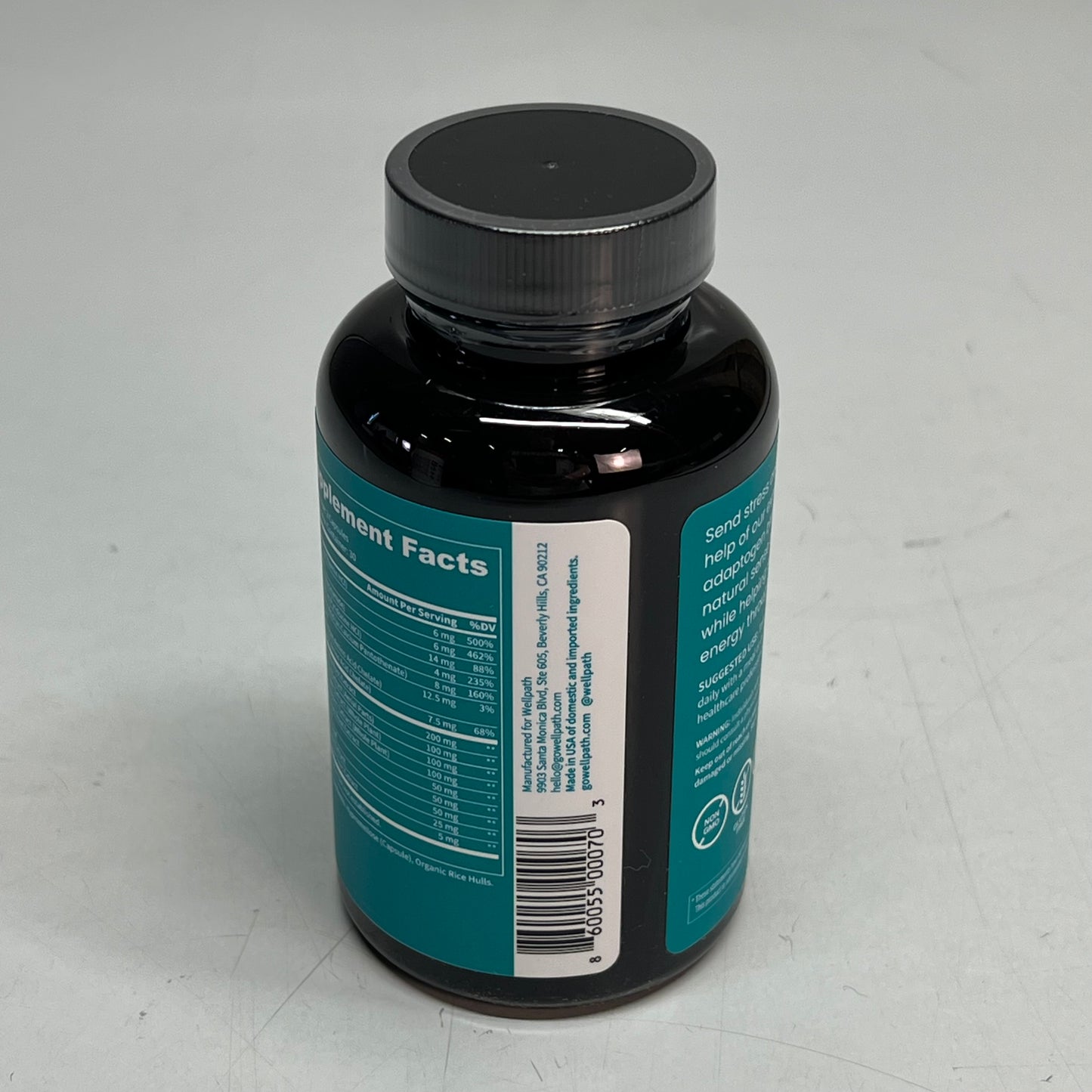 WELLPATH Zen Stress Relief Formula Mood Support Supplement 60 Tablets BB 05/28