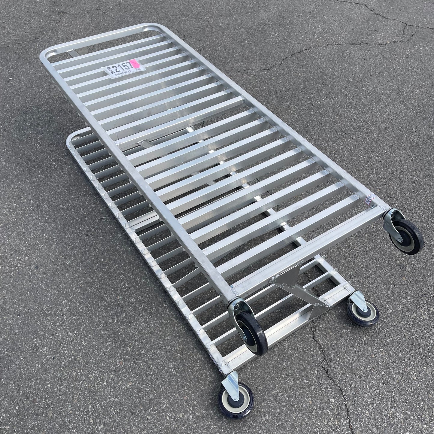 Z@ Pallet of CHANNEL Bun Pan Rack ~30 lbs Aluminum 401 AN-HD (AS-IS)