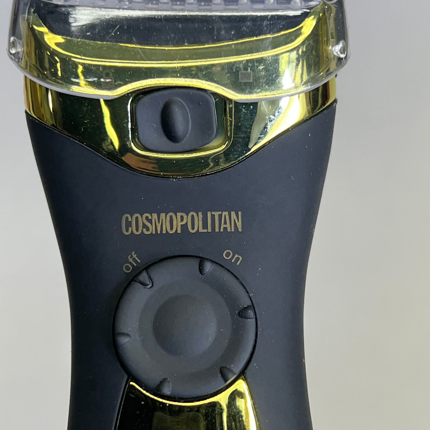 COSMOPOLITAN Cordless Portable Rechargeable Lady Shaver Black & Gold 2021-7281