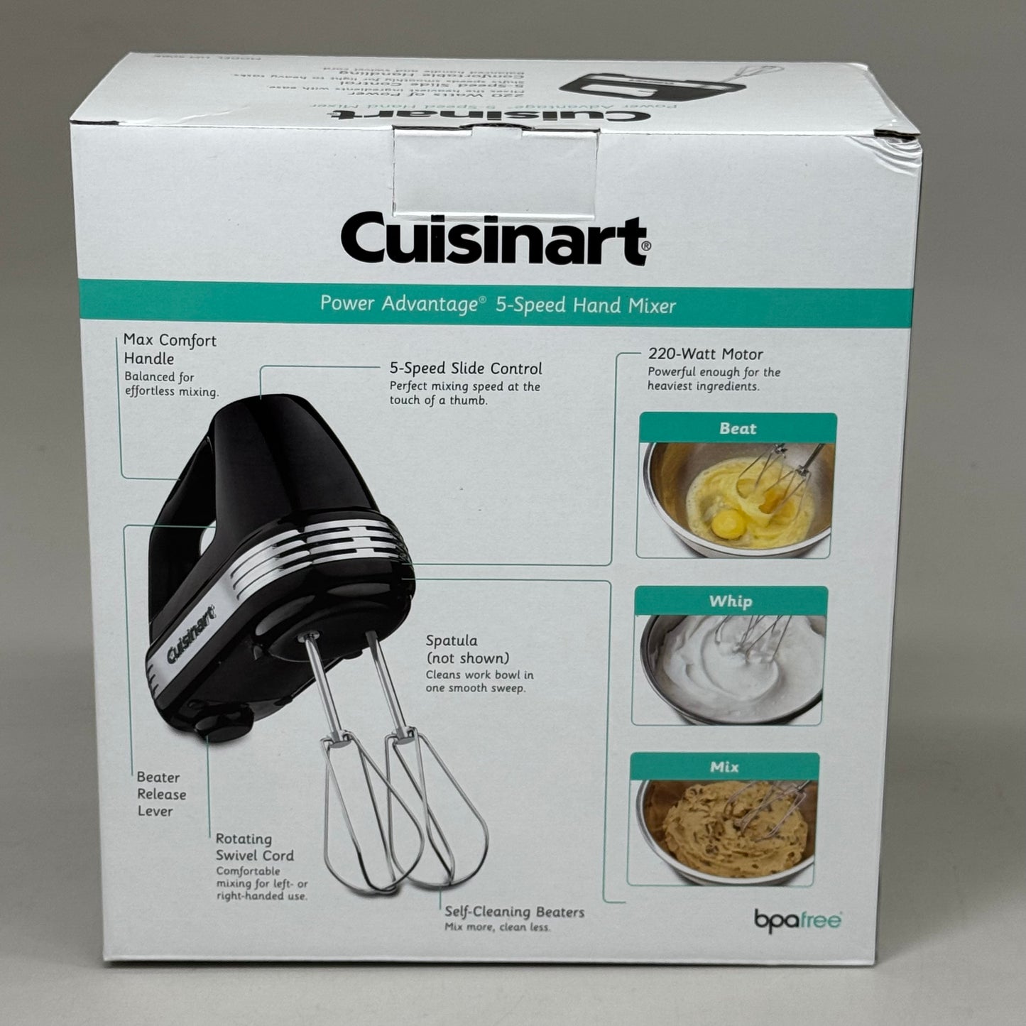 CUISINART Power Advantage 5-Speed Hand Mixer HM-50BK