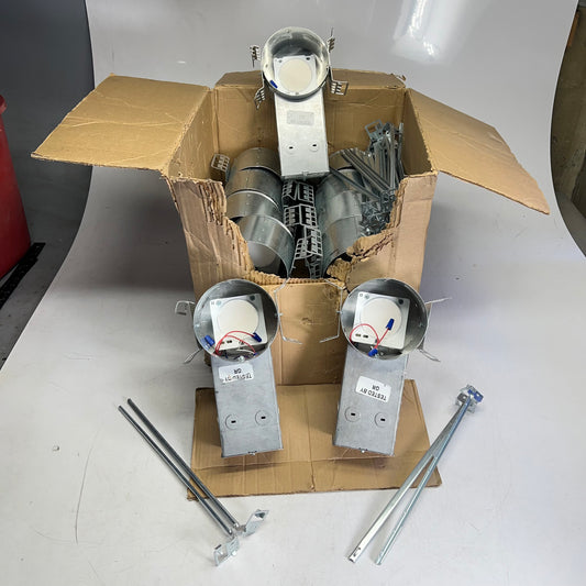 ZA@ OSRAM (LOT OF 11) Led Preva 230v W/ Vantage Lighting Recessed Downlight Housing  120/277V  V40FCRU-0730K