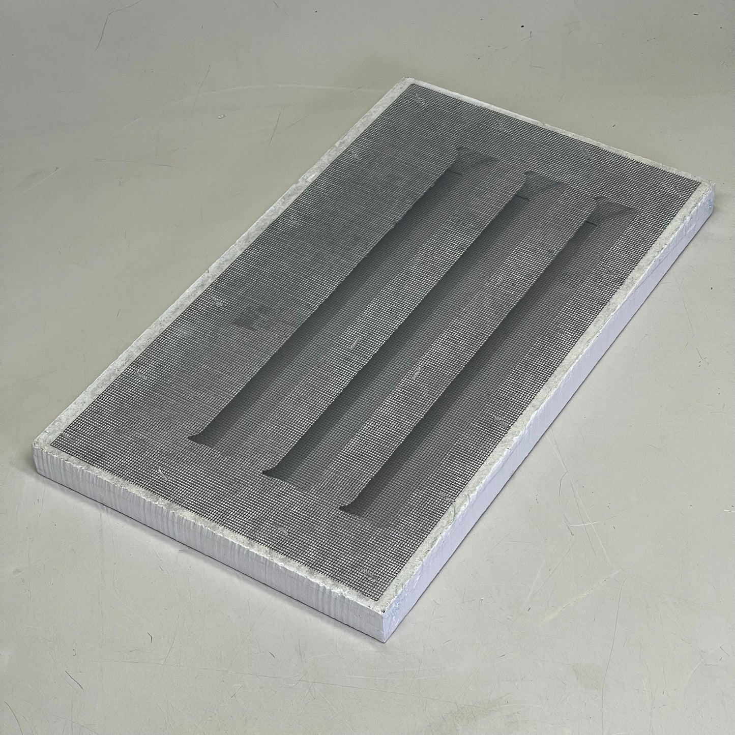 PORTLANDPRODUCTS (10 PACK) Rustic House Vent O/D 9.25" x 16" with 1" x 12" Slots Arctic White AWR408HV