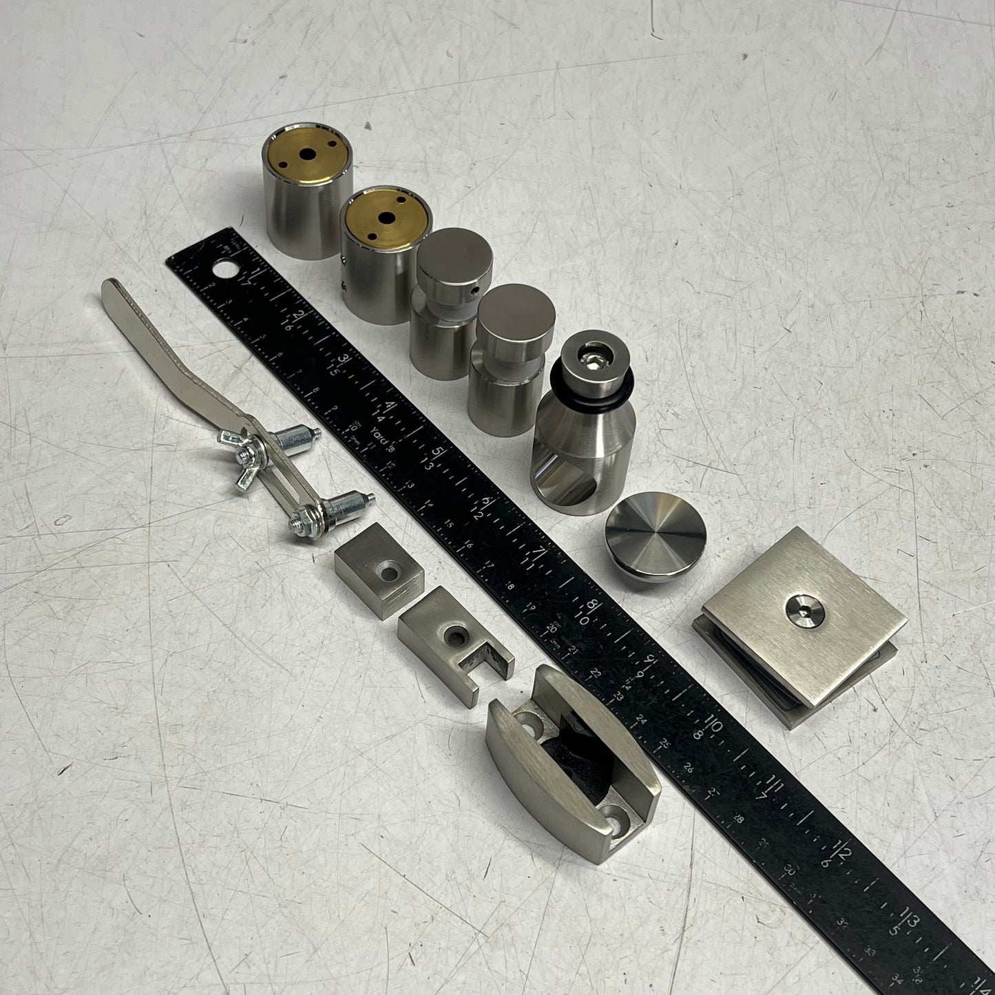 Shower Door Hardware & Handles Frameless Shower Doors SS HDW9448.01-SS-X (As-Is)