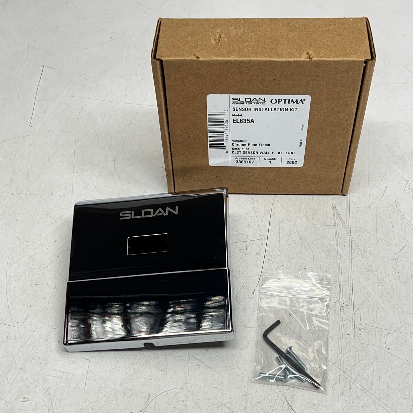 SLOAN Concealed Sensor Hardwired Water Closet 1.28 GPF Brass 152 ESS TM0