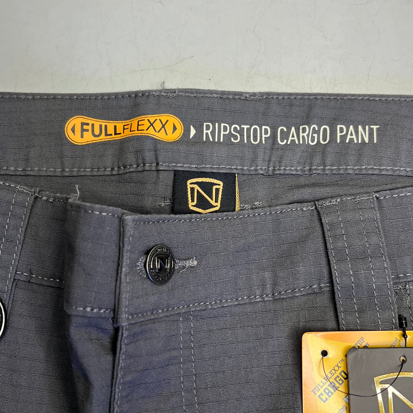 NOBLE OUTFITTERS Full Flexx Ripstop Cargo Pant Men's Sz 32x34 Wolf Grey 18449