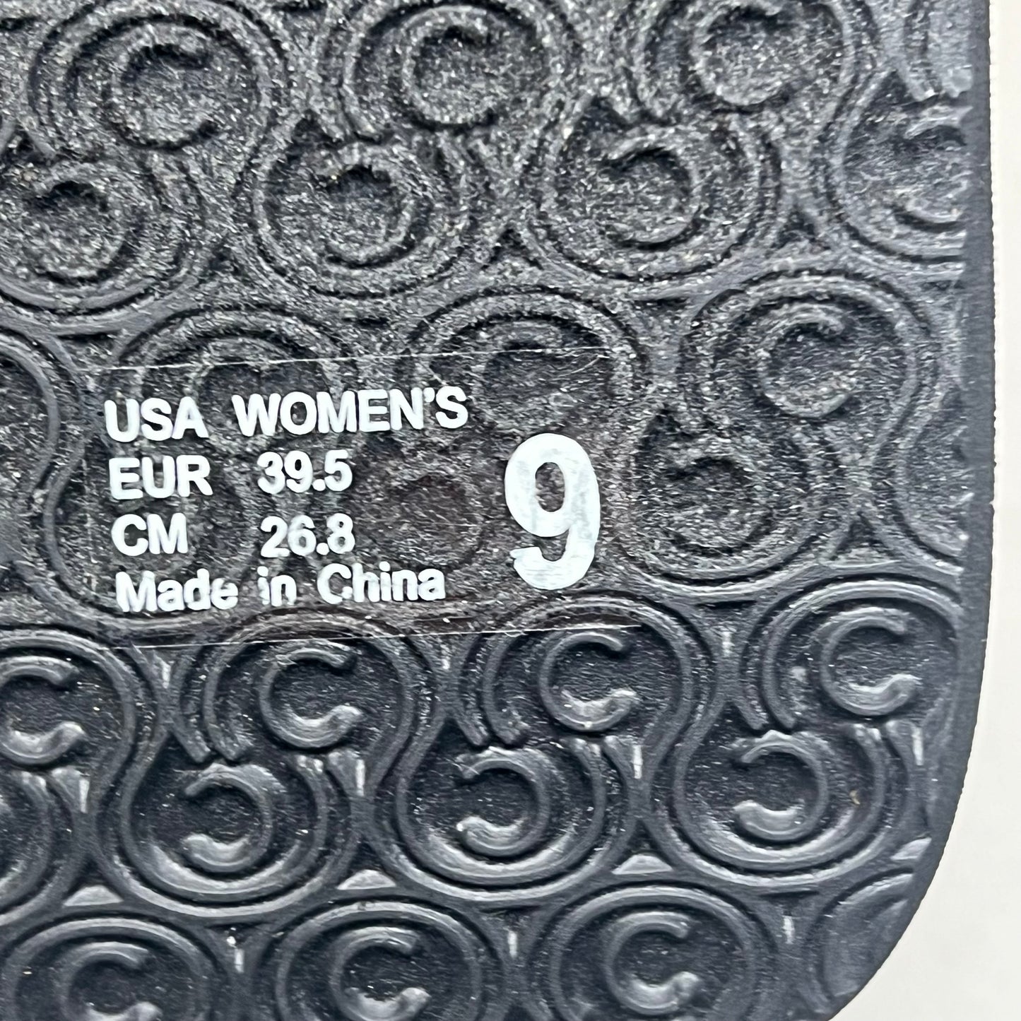 COBIAN Bermuda Bounce Sporty Style EVA Outsole Women's Sz 9, EU 39.5 Black BEB24-001-09