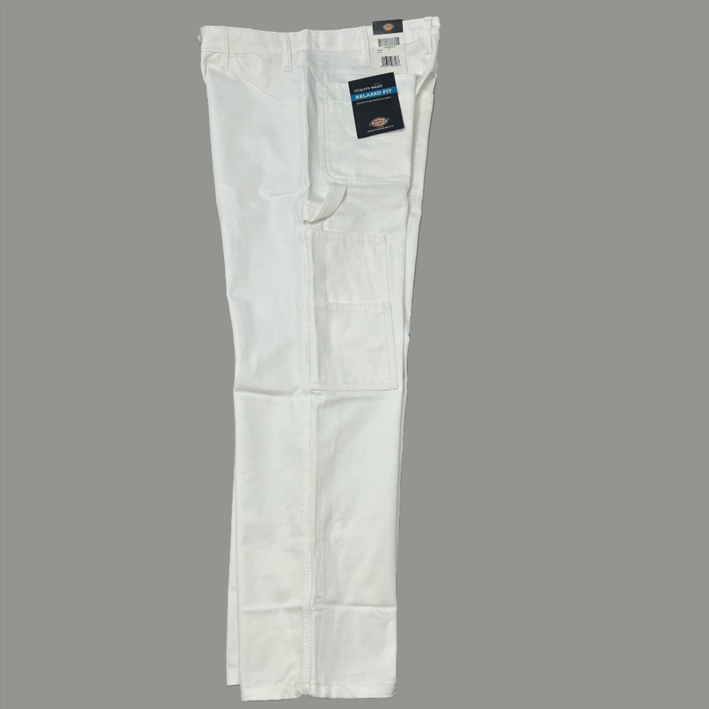 DICKIES Straight Leg 9 Pocket Painters Pant Relaxed Fit Men's 32X30 White 1953WH