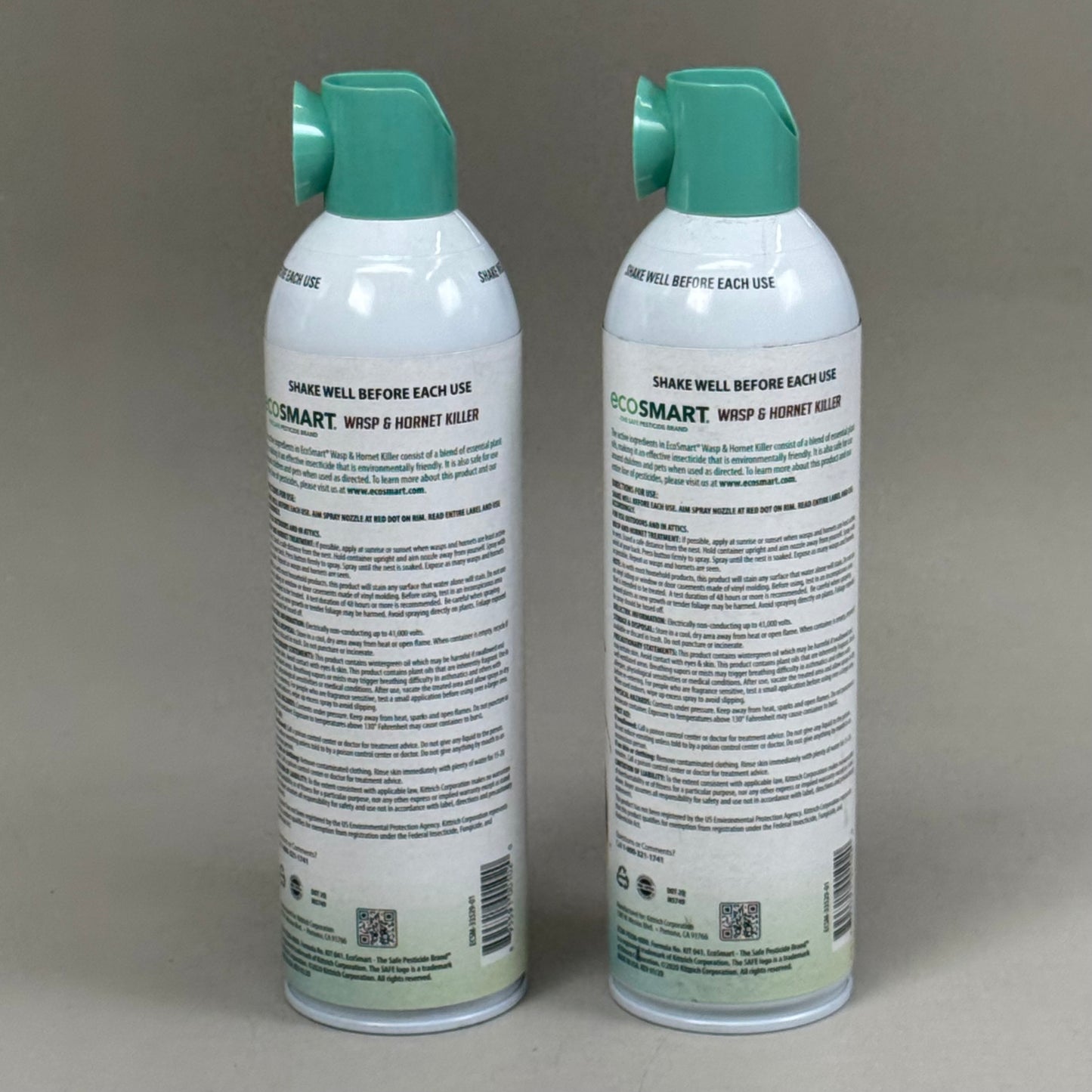 ECOSMART (2 PACK) Wasp & Hornet Killer Aerosol Fast Acting & Safe 14oz 10004-55026