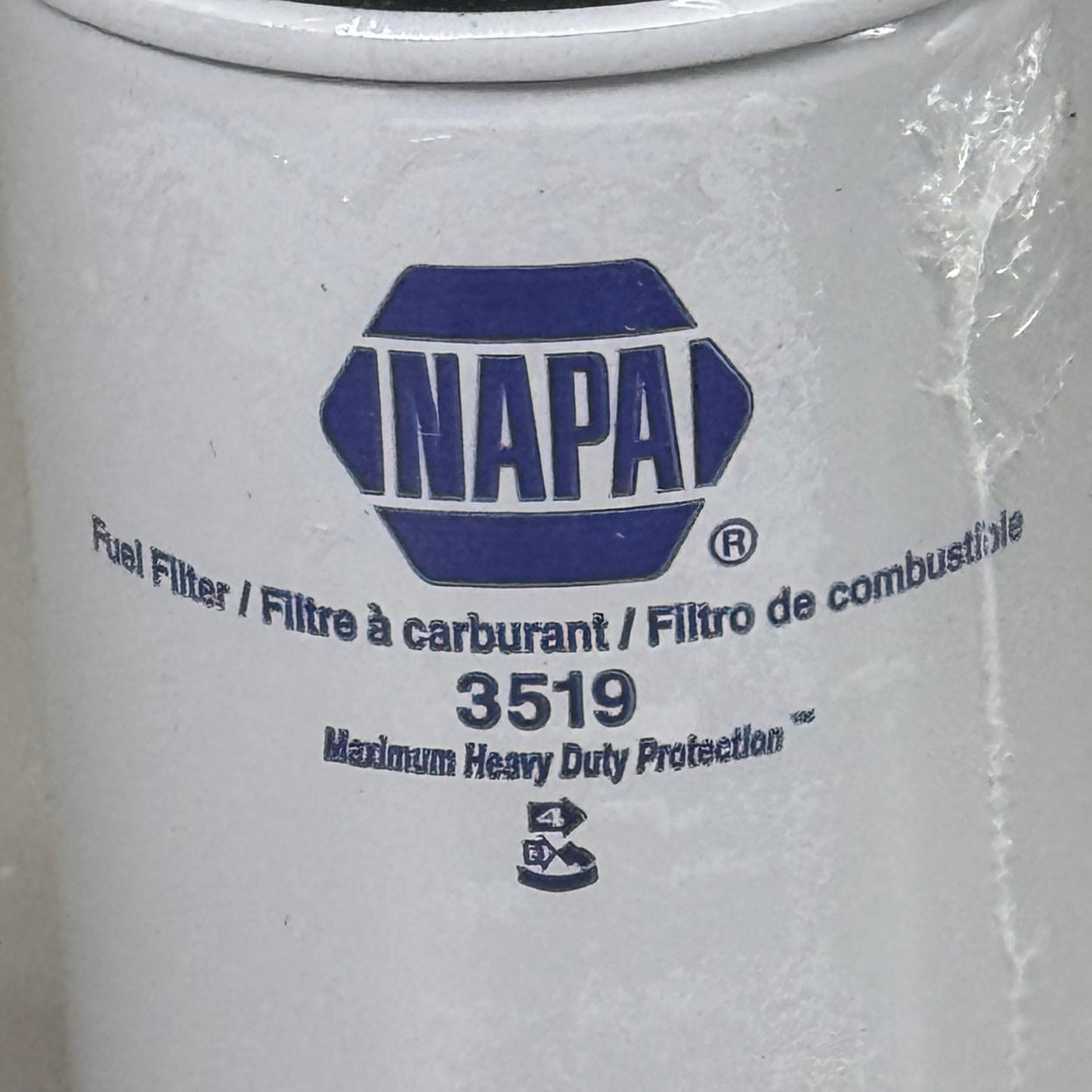 NAPA The Original Gold Fuel Filter Enhanced Cellulose 3/4"-16 Thread 3519