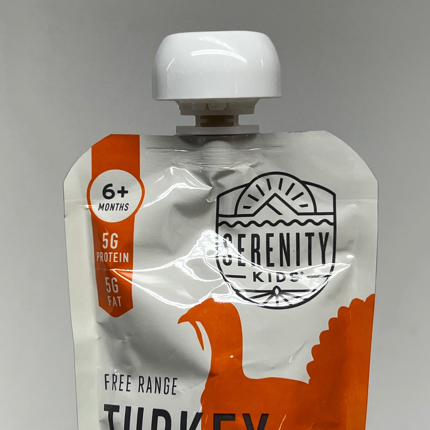 SERENITY (6 PACK) Turkey W/ Organic Veggies Baby Food Pouches 3.5oz BB 10/27
