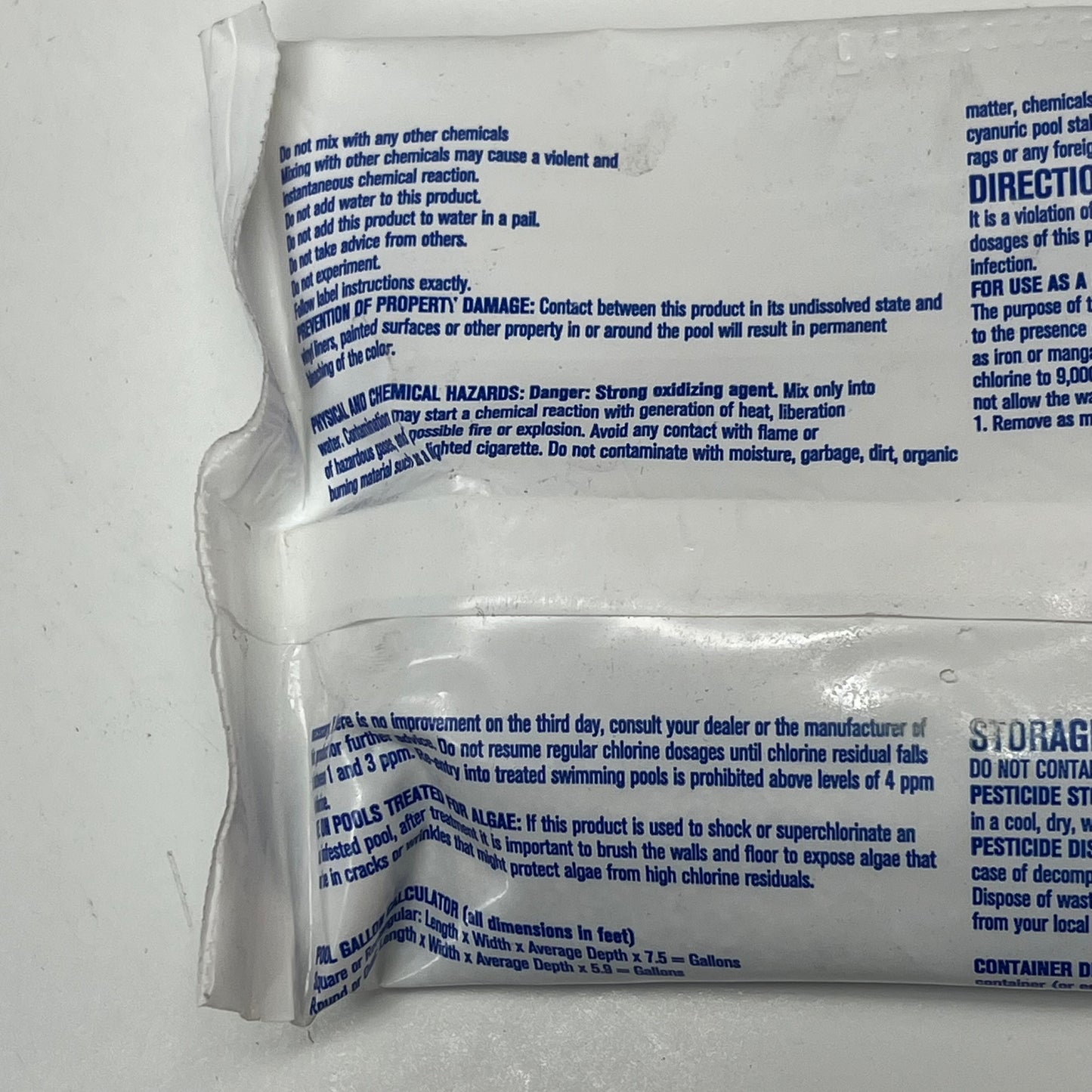 ECO LAB (29 PACK) Aqua Balance Cal Hypo Shock  1 Lb each  White 6117413