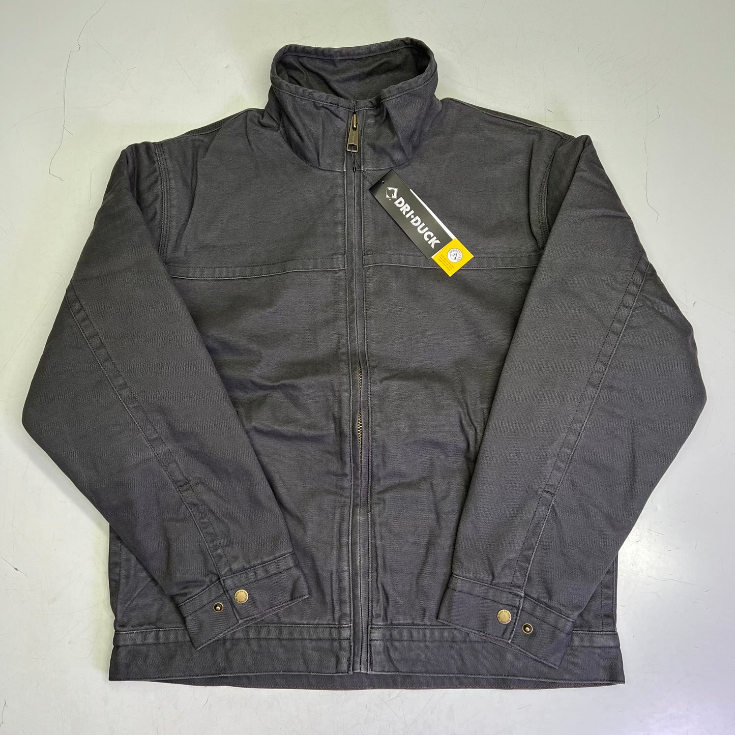 DRI DUCK Canvas Comfort Maverick Workman Jacket Men's Sz XL Charcoal 5028