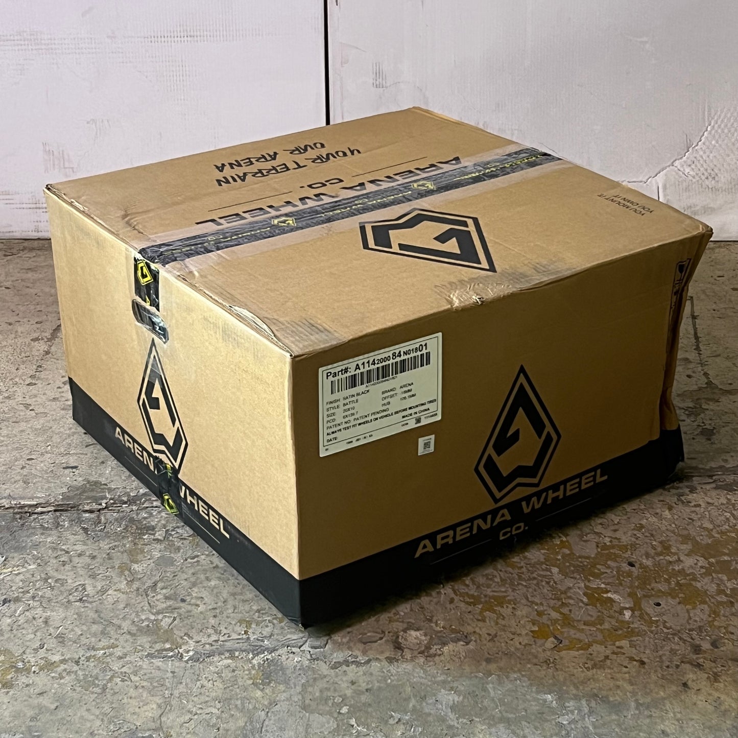 ARENA WHEEL Battle Wheel 20" x 12", Stud Circle: 6 x 139.7 Satin Black A114