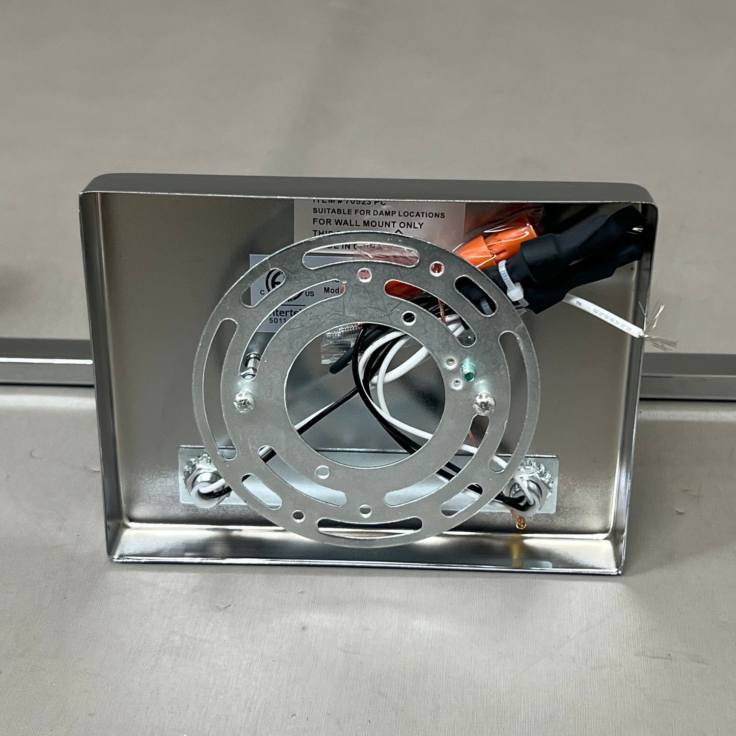 TRANS GLOBE 3-Light Glass Drum Shaded Vanity Bar 6"x22"x7.5" Black 70523 (New Other- Slightly Distressed Packaging)