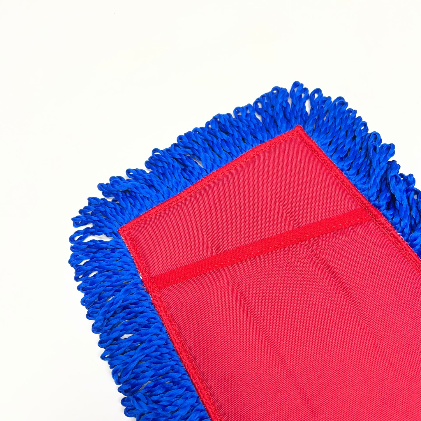 KLEEN LINE (12 PACK) Fringed Microfiber Dry Mop Pad 36" Blue/Grey 652102