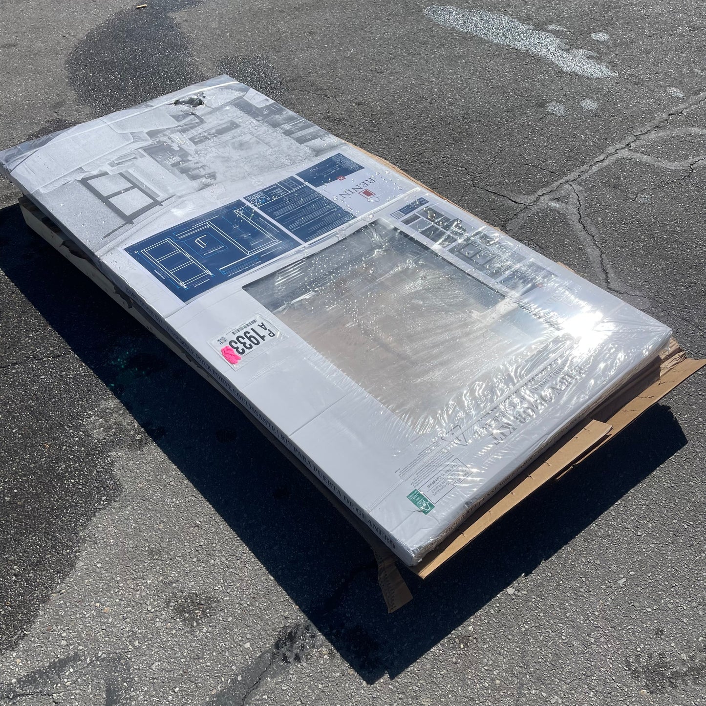 ZA@ Pallet of RENIN Hall 3-Lite Barn Door Kit BD061 (AS-IS)