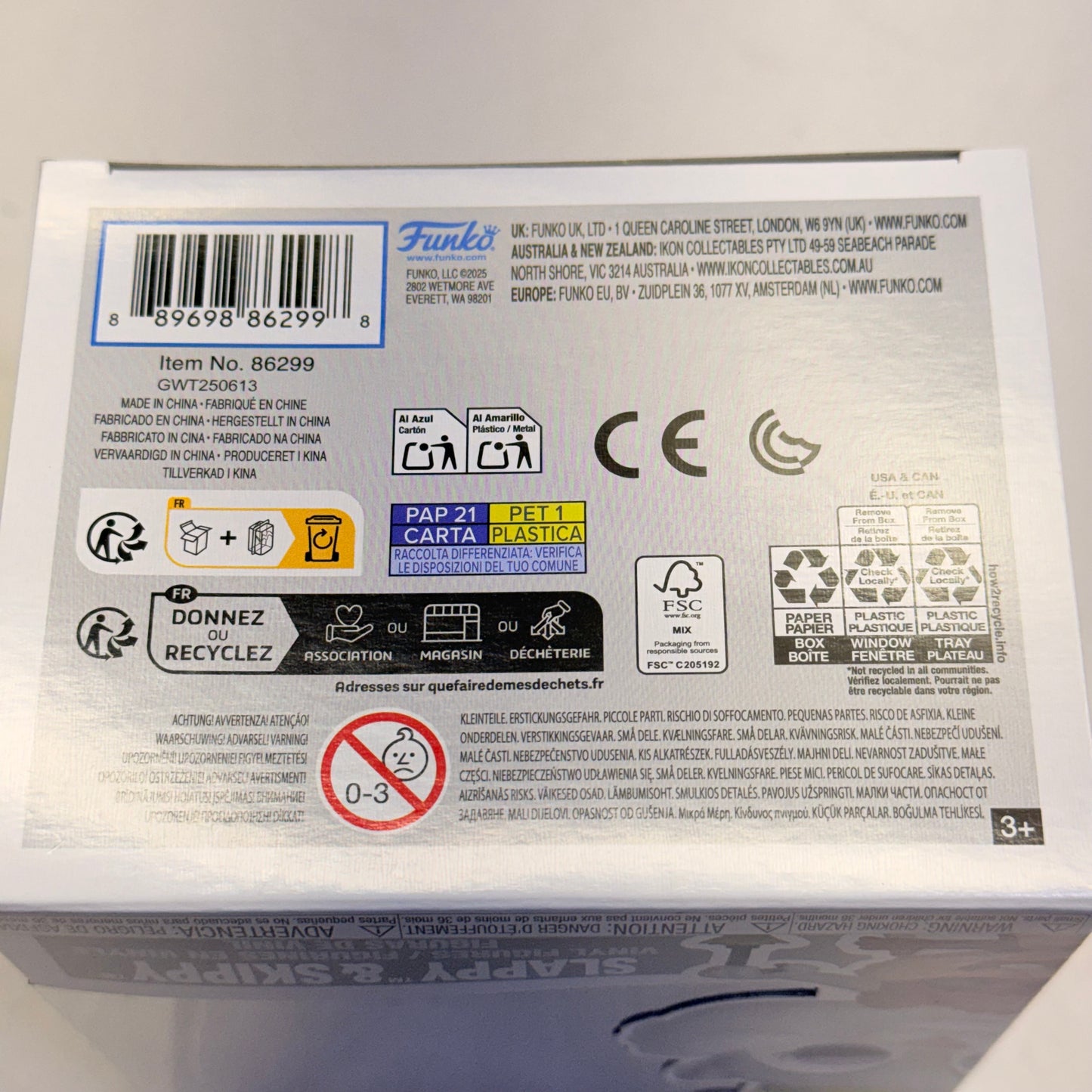 FUNKO POP Slappy & Skippy Vinyl Figures Animaniacs Ages 3+ 2067