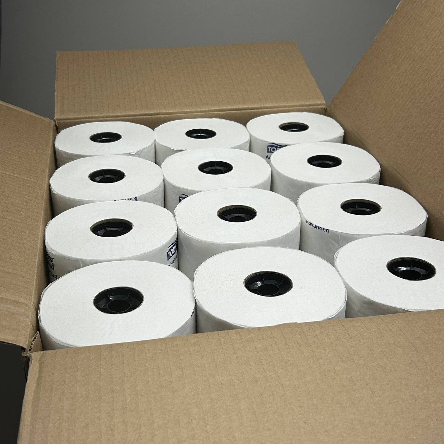 ZA@ TORK (36 Rolls) High-Capacity 2-ply Toilet Paper White 110292A (New Other)