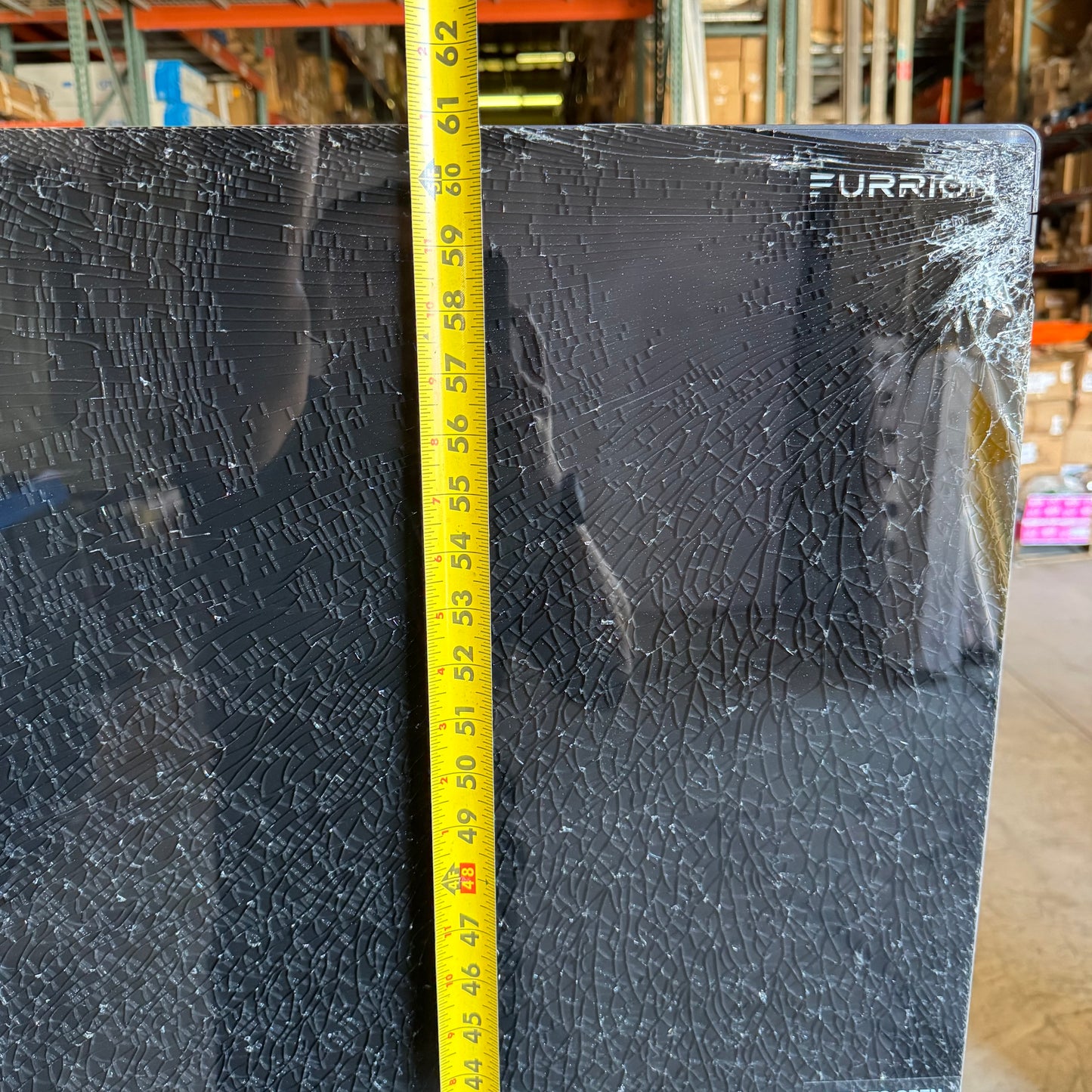 ZA@ Pallet of FURRION Arctic 10.7 CUFT BTM Drawer Freezer Black Glass, Dual Swing Door FCR10DCGBA-BG-DS (AS-IS, Damaged)