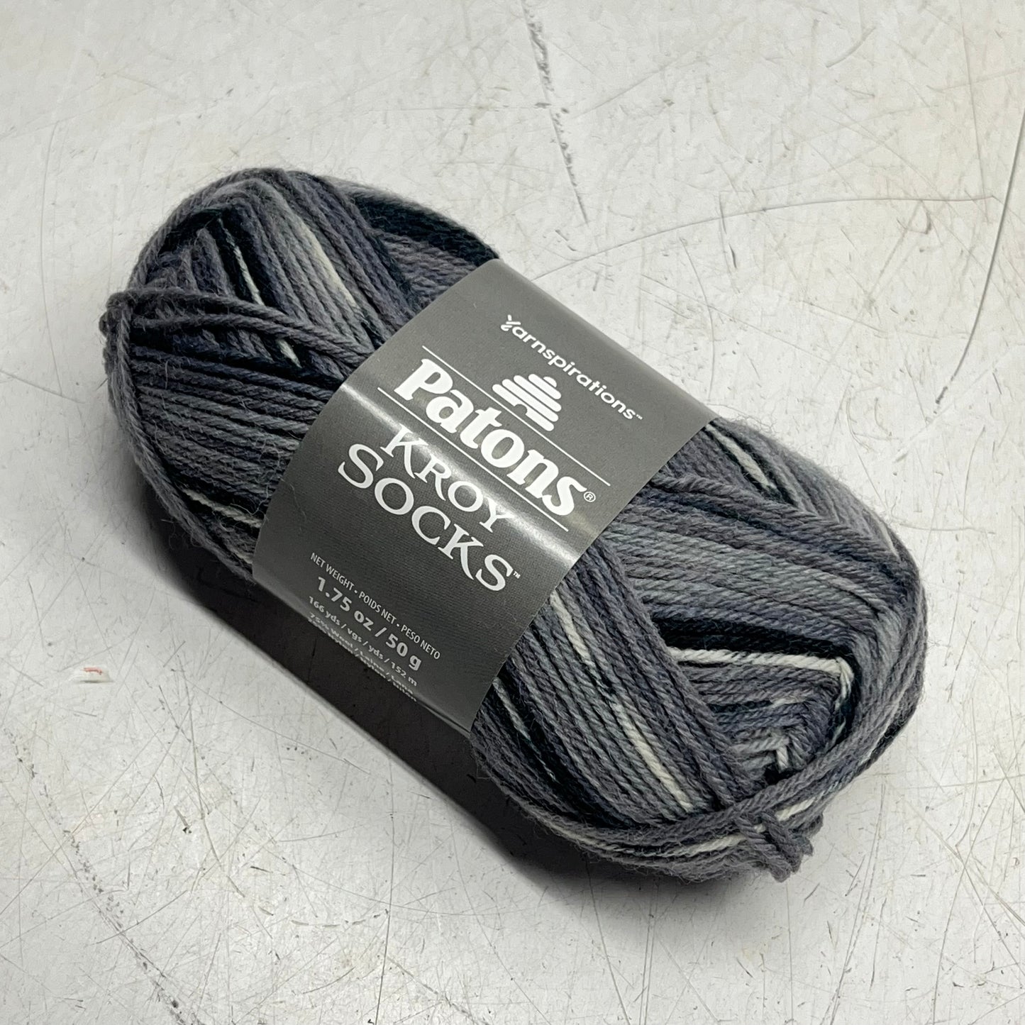PATONS (3 PACK) Kroy Socks Yarn For Garments & More 166 Yds Tourmaline Stripes