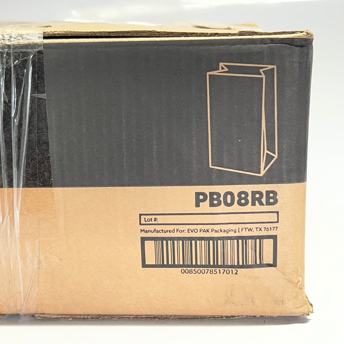 ZA@ RUDY'S (250 PACK) Paper Bag #8 Kraft 250 Pieces Sz 6"L x 4"W x 13"H Brown PB08RB