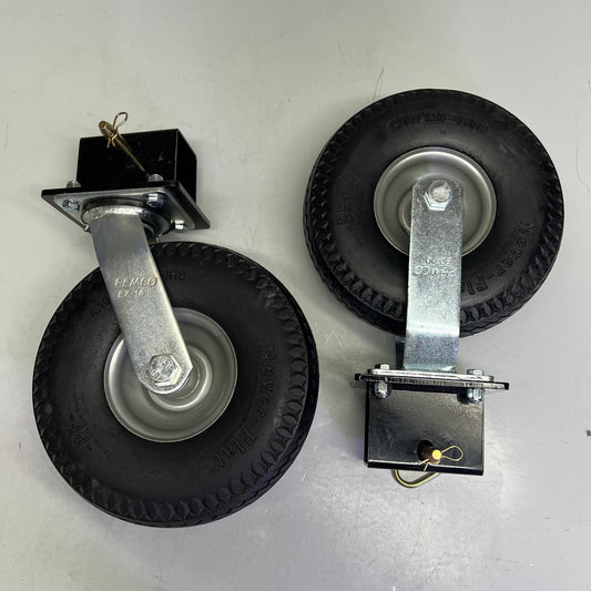 NEW PIG (SET OF 4) Caster Assembly Wheels For Pig Spill Kit 5" Black DLY204-01