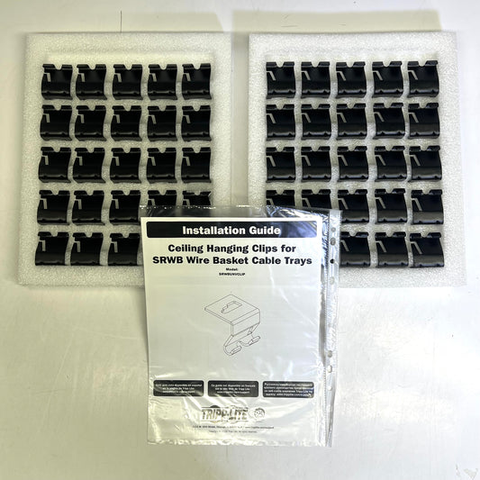 EATON (50 PACK) Tripp Lite Series Ceiling Hanging Clips for Trays SRWBUNVCLIP