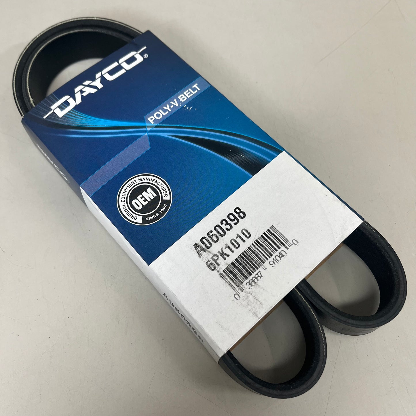 DAYCO Poly Rib Belt Straight Standard Rib Depth 39.764" Effective Length A060398