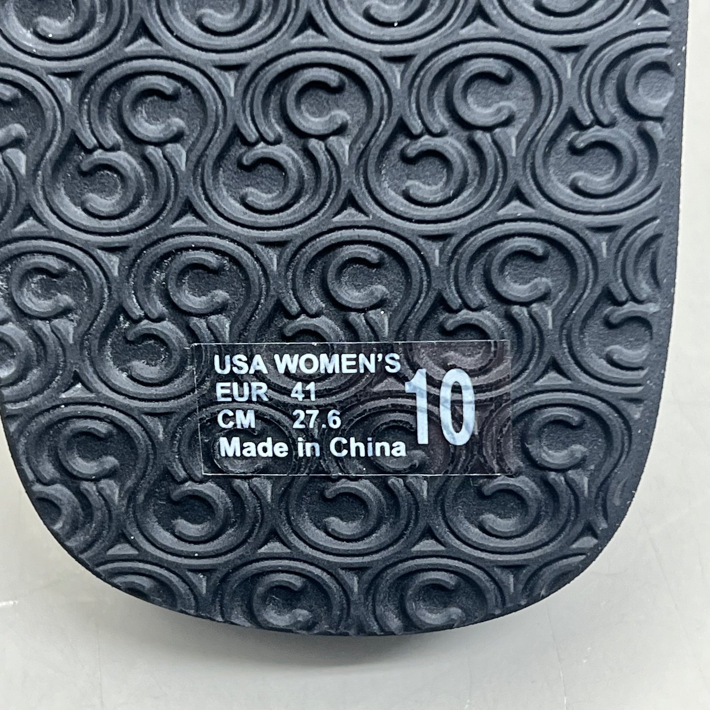 COBIAN Skinny Bounce Comfortable Synthetic Strap Women's Sz 10 Black SKI25-001-010