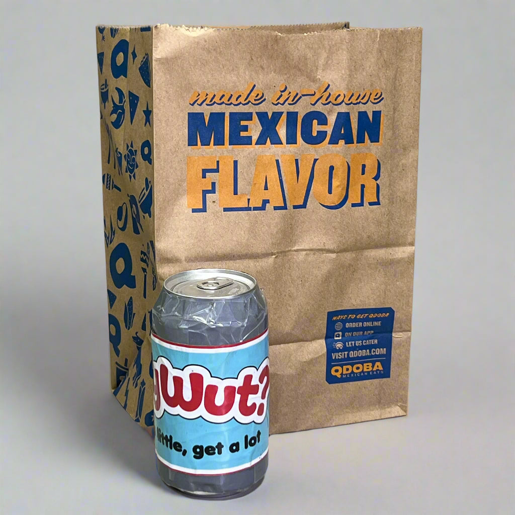 ZA@ MEXICAN FLAVOR (1000 Bags) Paper Bags SQ12-P (New Other, Distressed Box)