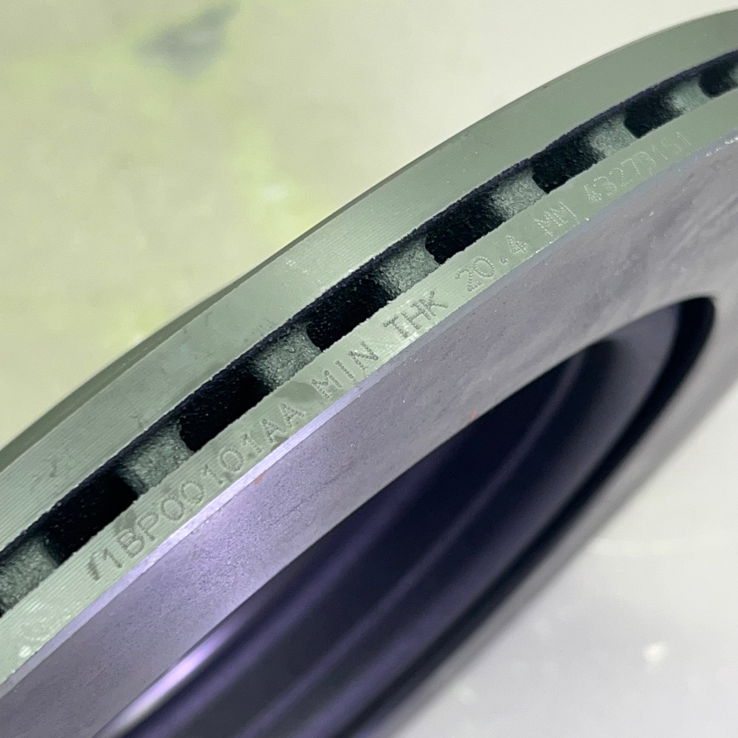 BPROAUTO Painted Brake Rotor Rear For 2019-2025 Ram 1500 Models 1BP00101AA