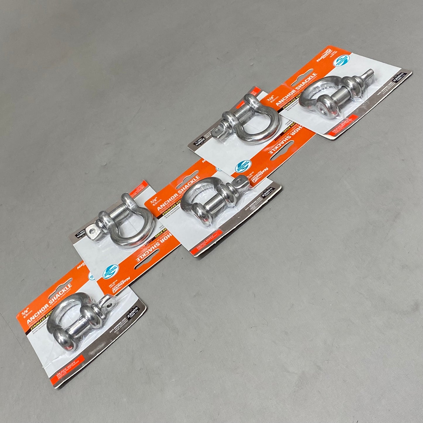 NATIONAL HARDWARE (5 Pack) Stainless Steel Anchor Shackle 3/8" N100-280