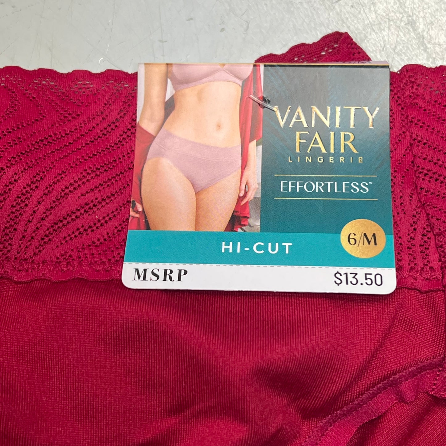 ZA@ VANITIY FAIR Lot Of Assorted Underwear W/ Lace Waistband Women's Variety Sz  Multicolor